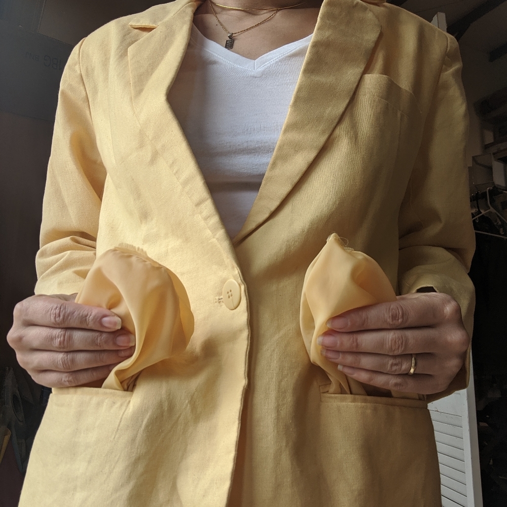 Trending Yellow blazer - Picture 10 of 10